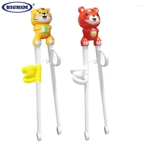 Chopsticks 1Pcs For Kids Cartoon Learning Chop Sticks Reusable Training Cute Children Tableware