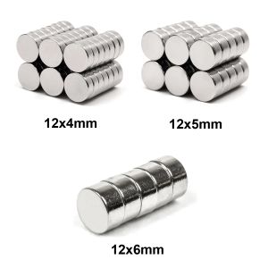 zoofoxs 12x1 12x1.5 12x2 12x3 12x4 12x5 12x6mm small round neodymium magnet strong Rarearth ndfeb恒久的磁石