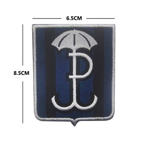 Polonia bandiera patch grom ricamata di badge shield a forma di militare emblema polacco Special force morale panno da combattimento abito da combattimento