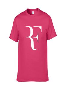 新しいロジャーフェデラーRFテニスTシャツメンコットン半袖完璧なプリントメンズTシャツファッションマレスポーツonerサイズティーZG75265592