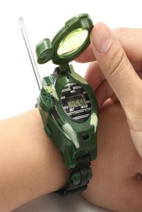 Walkie Talkies Watches Toys for Kids 7 in 1 Camouflage Radios a 2 vie mini walkie talkie interfronta orologio per bambini giocattoli intelligenti LJ20114670447