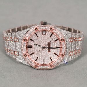 Luxury Looking Fully Watch Iced Out For Men woman Top craftsmanship Unique And Expensive Mosang diamond Watchs For Hip Hop Industrial luxurious 14192