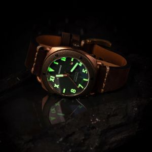 Vintage Bronze Watch Automatic Military Diver Watches Men Sports 45mm Mechanical Wristwatches Kursk Luminous Clocks STALINGRAD