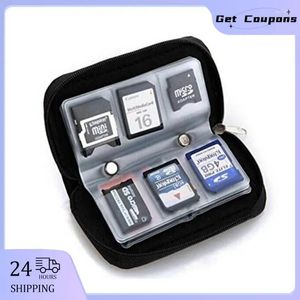 Storage Bags Bag 22 Memory Box Bank CF/SD/Micro Carrying Card Holder Wallet For Case SD/SDHC/MS/DS Slot