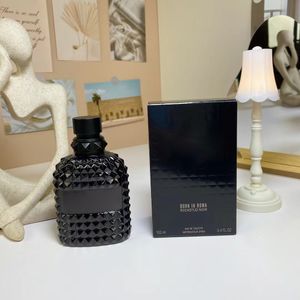 Luxus Parfums für Mann Duft Rockstud Noir Edt Eau de Toilette Spray 100ml 3.4 Fl.oz Top -Qualität männlicher Köln lange dauerhafte Duftduftgeschenke Schnelles Schiff