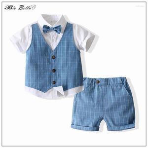 Kleidung Sets Baby Boys Anzug formale klassische elegante Herren Geborene Hochzeitsfeier Boy Infantil Outfits Kinder Kleidung Sport Sport