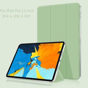 Tablet PC-fodral Bags Smart Cover för iPad Pro 11 Case Magnetic Ultra Slim Tri-Folds Cover för iPad 10th Gen. 10.9 Air5 Pro11 M2 2022 Skyddsklipp 240411