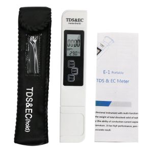 Professioneller 3 in 1 pH -Tester Wasser PH -Messgerät TDS EC Temperaturmesser Digital LCD -Wassertest Stift Reinheit Filter Wasserqualität