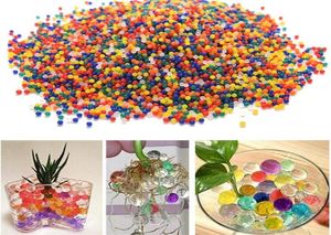 10000pcs Packet Colorced Orbeez мягкая хрустальная вода для кисточки для роста водных бусин выращивать шарики водные toys234u3360607