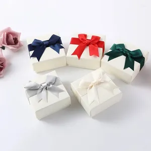 Wrap regalo 24pcs BEETY GEYEW BOWE BOX SCHEDA PER ORGANIZZATORE GIOCCHIO DI VERA DELL'ACCOLAZIONE