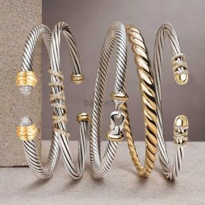 Bangle Jewelry 2024 Trendy Luxury Stackable Bangle Cuff For Women Wedding 316L Stainless Steel Bracelets Unique Chain Link Braided 240411