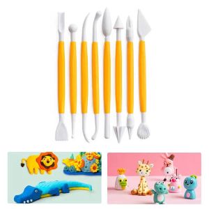 Pottery Clay Sculpting Tools Set Kit Smoothing Wax Carving Pottery Ceramic Tools Polymer Shapers Modeling Carved Tool Sculpture