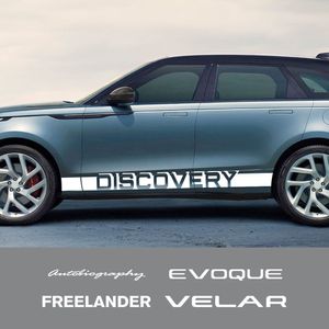 Adesivi del lato porta per auto per Land Rover Discovery Evoque Freelander Autogiography Velar SVR Decals Decals Auto Accessori automatici