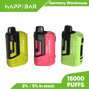 Neue 15000 Puffs E-Cig 20ml Mesh Spulen-Einweg-Vape-Aroma-wiederaufladbarer E-Cig mit Boost-Modus