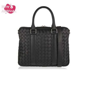 Luxurys designerväskor för män Assic Intreciato Portcase Men s Leather Bag Högkvalitativ ny stil