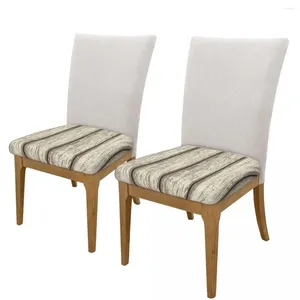 Chair Covers Dining Room Cover Old Cream Wooden Fence Seat Removable Washable Cushion For Home El