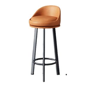 Household Bar Stools Modern Minimalist Bar Stools Light Luxury Swivel Bar Chairs with Backrest Lifting Counter Chair