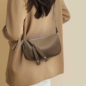 Bag Womens 2024 Crossbody Genuine Leather Underarm Autumn/winter Pillow Single Shoulder Bags