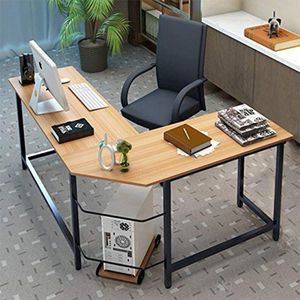 Home Office Furniture L-shaped Corner Desktop Computer Desk Furniture Nnotebook Computer Desk Writing Desk Vertical Desk Table