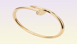 Bangle Nail Bracelet Designers Bracelets Diamonds Designer Jewelry For MenWomen Titanium Steel GoldPlated Never Fade Not Allergi9739455