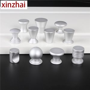 Maniglie in argento in lega di alluminio gioielli bomod hobs bomod per armadio da cucina manopole hardware manopole cassetti hardware