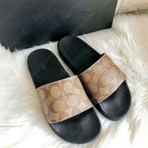 Designer sliders floral brocade sandals summer beach slippers paris slides women men slipper flat flip flops fashion striped shoes