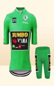 2022 Bisiklet Jersey Takımı Seti Paris-Tour Sarı Giyim Yolu Bisiklet Gömlekleri Takım Bisiklet Önlük Şortları MTB Ropa MAILLOT5778129