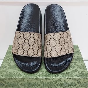 Дизайнерские туфли мужчины женские сандалии классическая плоская платформа платформы резиновая тапочка с животными