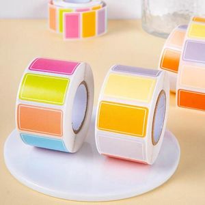 Gift Wrap 500Pcs/Roll Self-adhesive Label Stickers Durable Waterproof Blank Tag Sticker Stationery Supplies Name