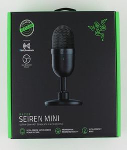 Razer Seiren Mini USB Condenser Microphone Ultracompact Streaming Desk Mic Mice AV Accessories9102511