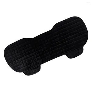 Car Seat Covers Black Plush Universal Rear Back Row Soft Cover Protector Sponge Mat Chair Cushion Pad Breathable Comfortable