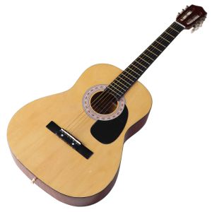 Kable Stock 36 -calowy świerkowy drewno klasyczny gitara Naturalny kolor 6 ciągów Mini klasyczne wykończenie o wysokim połysku z małą wadą