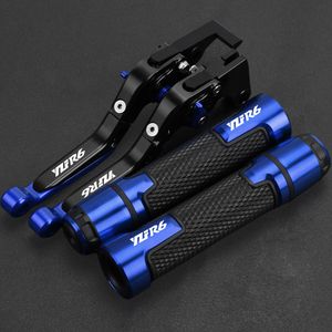 Para Yamaha YZFR6 YZF R6 2005 2006 2007 2008 2009 2010 2012 2012 2013 2014 2015 Motorcycle Brake Clutch Levers Grods Grips