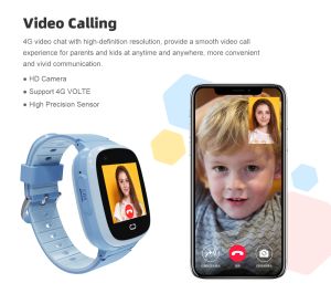 4G Kids Smart Phone Смотреть видео -звонок GPS Wi -Fi -LBS Трекер Камера Водонепроницаемый часы детской чат -чат Baby Monitor SmartWatch LT30