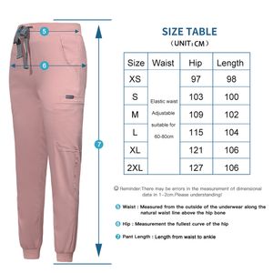 Wholesale Price Stretch Work Pants High Quality Breathable Medical Workwear Unisex Solid Color Scrubs Bottoms Nurse Accessories