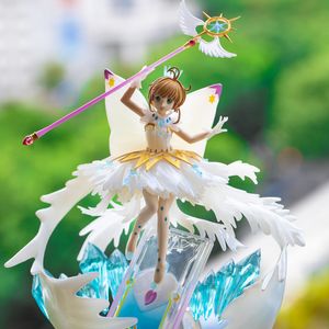 Captor Sakura Sexy Figure Kinomoto Sakura Sexy Anime Figurine Clear Card Hello Brand New World Desktop Decor Toy Gift 35cm Card