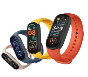 2021 Wersja globalna Mi zespół M6 Smart Breybands Men Women Smartwatch Fitness Sport Bransoletka dla Huawei Xiaomi Smartband Watches3308127
