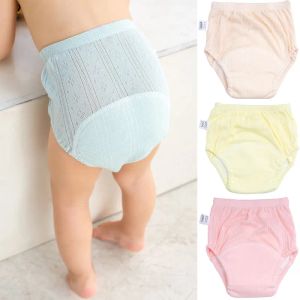 Trousers 5PCS Summer Baby Diapers Panties Reusable Cloth Diaper Mesh Nappy Newborn Breathable Cotton Training Pants Ecological Diapers