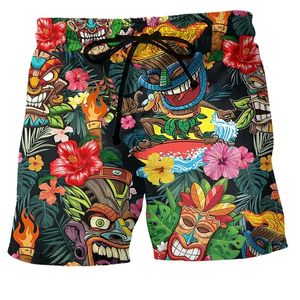 Shorts di surf stampato in 3D colorati Shorts Summer Street Street Street Street Hip Hop Trunks for Men Kids Vacation Beach Shorts 240411