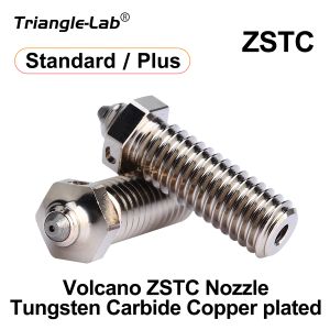 C Trianglelab Volcano ZSTC Nozzle Tungsten Carbide Copper Plated High Temperature Wear Resistant For Volcano Hotend 3D Printer