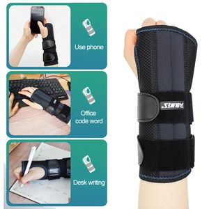 AOLIKES 1PCS Brace Brace Carpal Tunnel Support com talas para homens homens alívio da dor tendonite Tendonite Sprain Wrist