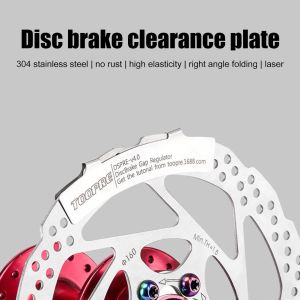 MTB DISC Brake Pads Alignment Bike Repair Pit Portable Waterproof Justering Verktygscykel Bromsrotor Cykel Element