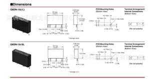 (10PCS/1LOT) Relé 100%do recém-moradio 4pins 5A G6DN-1A G6DN-1A-SL 5VDC 12VDC 24VDC G6DN-1A-SL-5VDC G6DN-1A-SL-12VDC G6DN-1A-SL-24