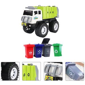 Kids Educational Toys Garbage Classing Game 25x13x16cm Toys Early Educational Green Abs Truck Child