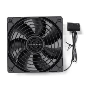 Kylning av 120 mm dator PC CASE FAN 4 PIN 3000 rpm Justerbar hastighetstemperaturkontroll Chassi Kylfläkt PWM Kylskylare Kylare