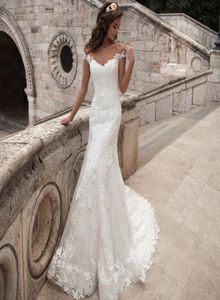 Abito da sposa a sirena per sirene di allusione di alta qualità APPLICAS APPLICA DI MOLO CORSET CORENET IL VESTIDOS MADE CURA NEVIA WI2660051