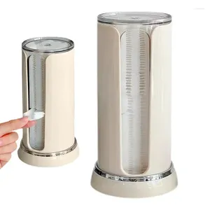 Aufbewahrungsboxen Kosmetischer Baumwollblockhalter Zwei Zylinder Organizer Badezimmerkanister Container Display Ständer für