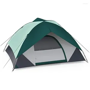 Tält och skyddsrum Zyerch Person Camping Tält utomhusfamilj med avtagbar regnflyg för backpackning Vandring av vindtät
