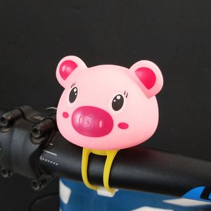 Cute Bicycle Bell Animal Small Hamster Safety Rubber Kids Adult Tricycle Scooter Handlebar Air Horn Ring Bike Accessories