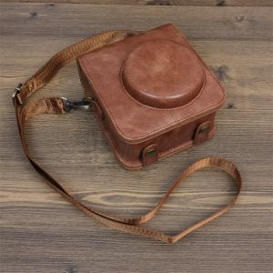 Accessoires Mini Retro -Tasche für Fujifilm Instax Mini 12 Tragbare Schutzhülle mit Schultergurt für Instax Mini 12 Kamerazubehör